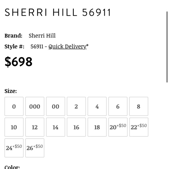 Sherri Hill 2025 56911 - Picture 3 of 4
